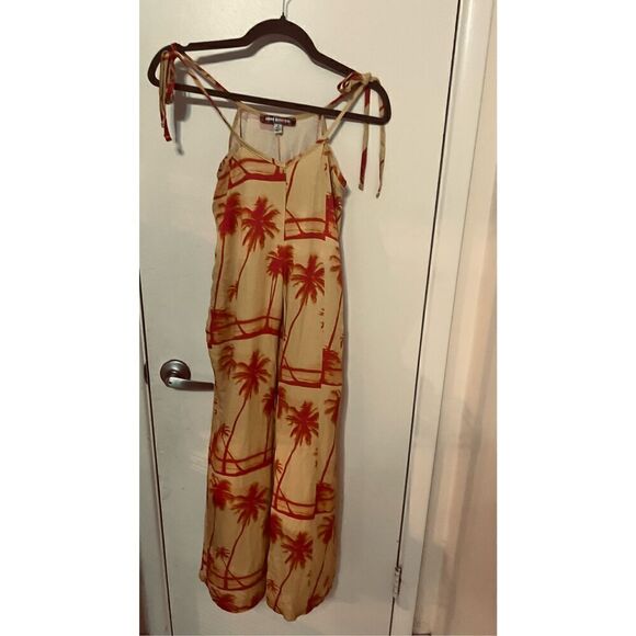 Urban Outfitters Pants - Urban Outfitters Tropical Palm Tree Romper Womens SZ 4 New